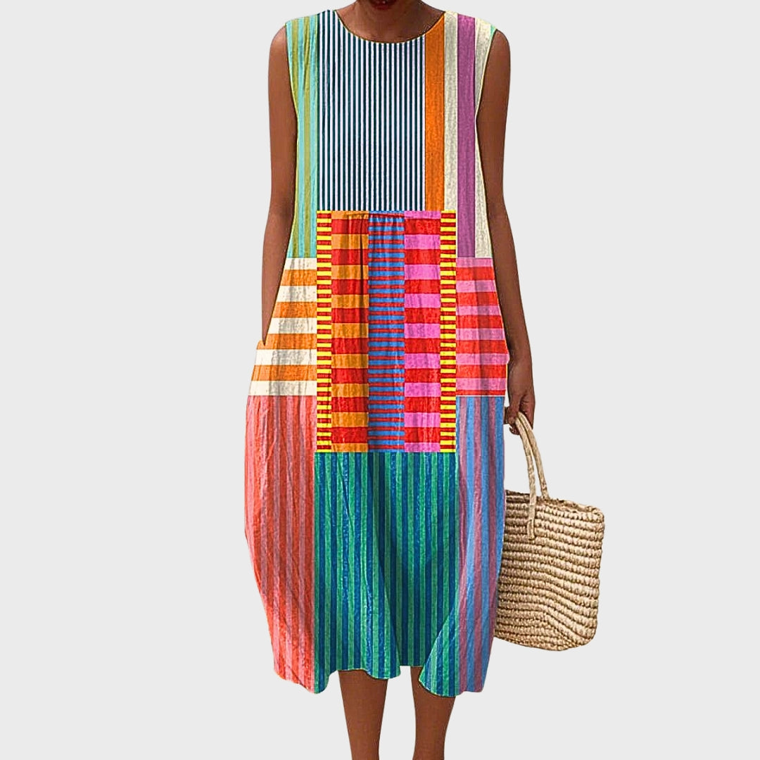 PILAR | VESTIDO MIDI ESTAMPADO