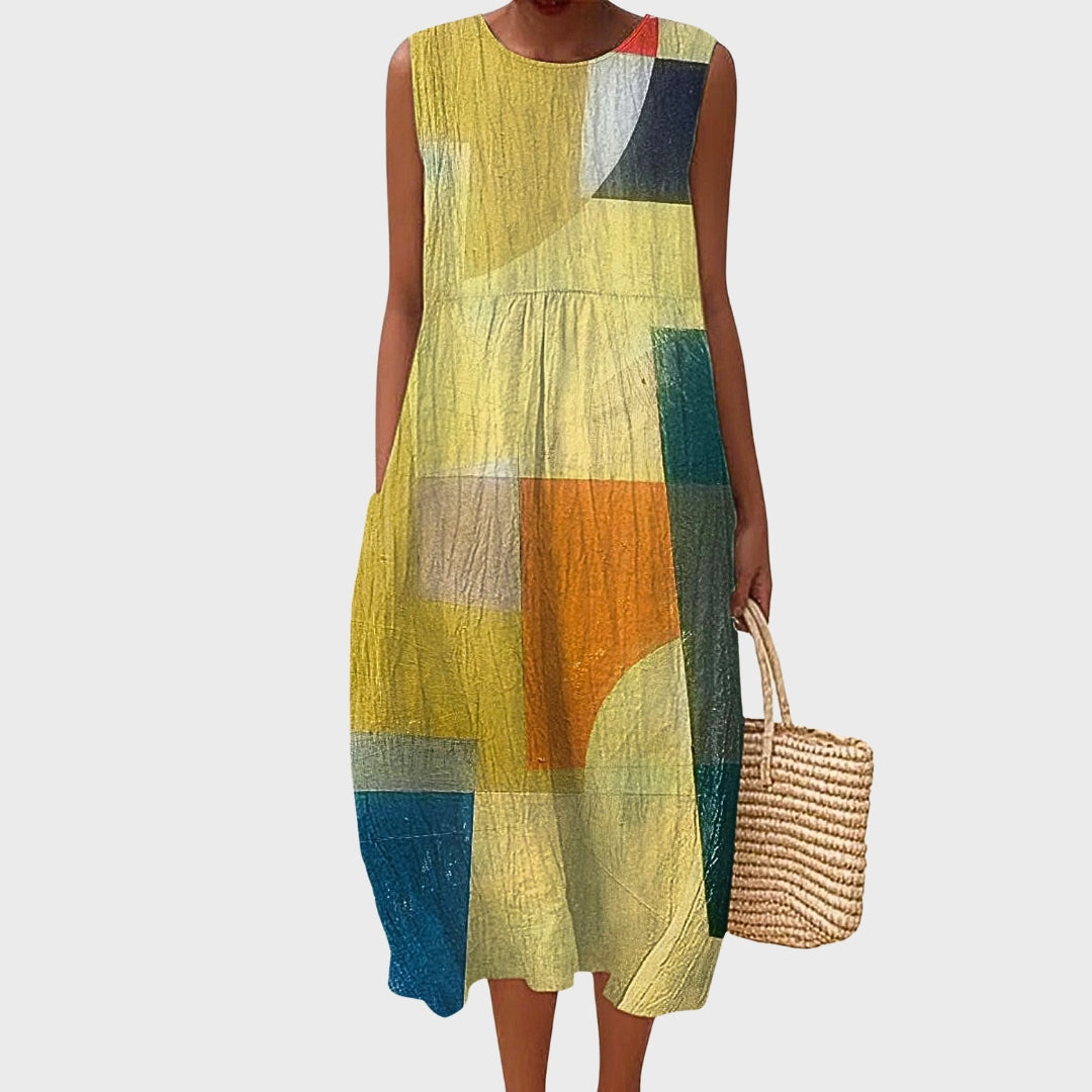 PILAR | VESTIDO MIDI ESTAMPADO