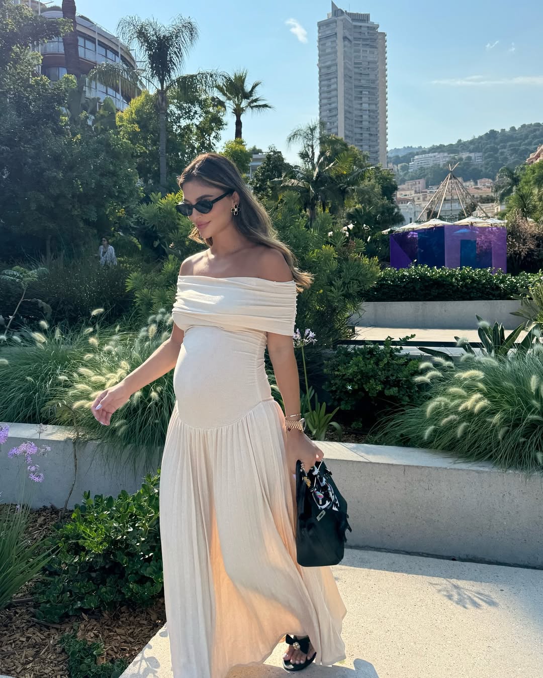 ALIS - VESTIDO LARGO PLISADO