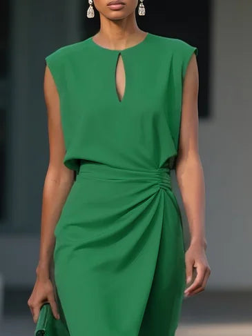 ALESSIA - VESTIDO MIDI DE DISEÑO