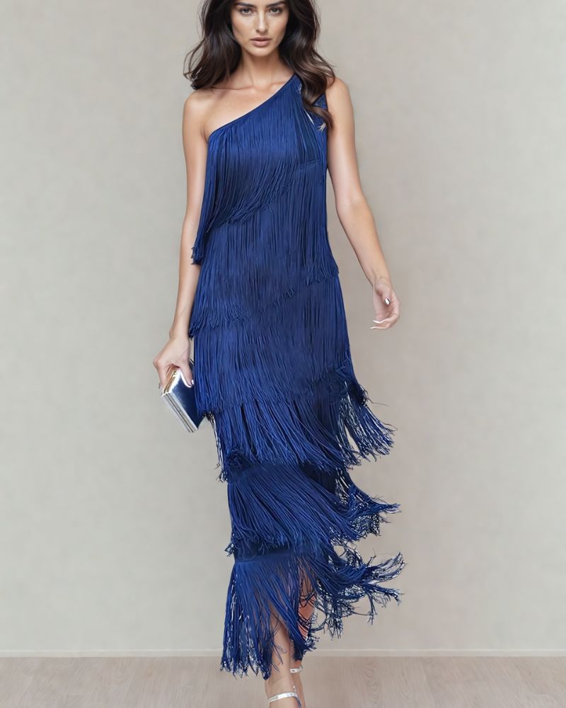 Lauren - Vestido con flecos