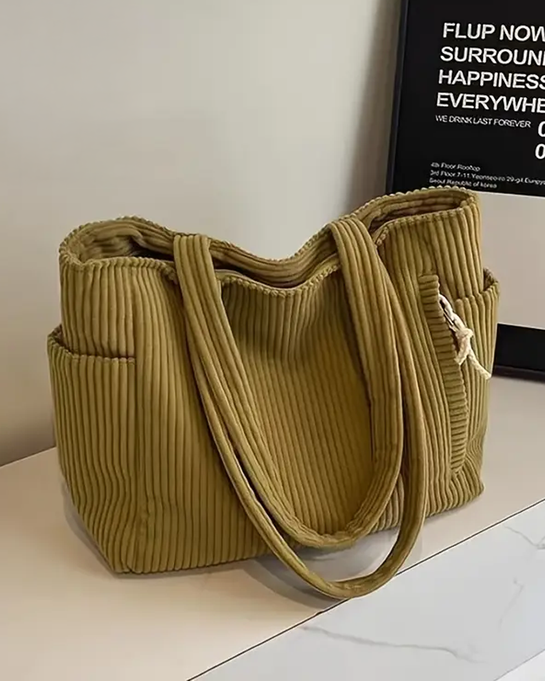 BOLSO TOTE ACANALADO