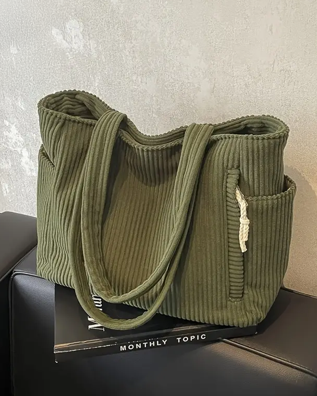 BOLSO TOTE ACANALADO