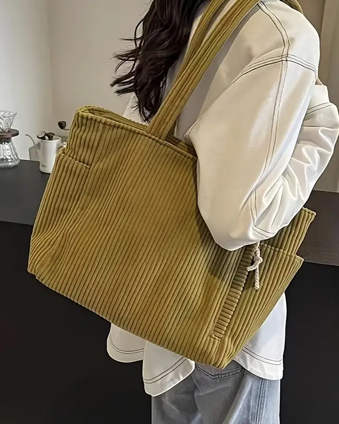 BOLSO TOTE ACANALADO