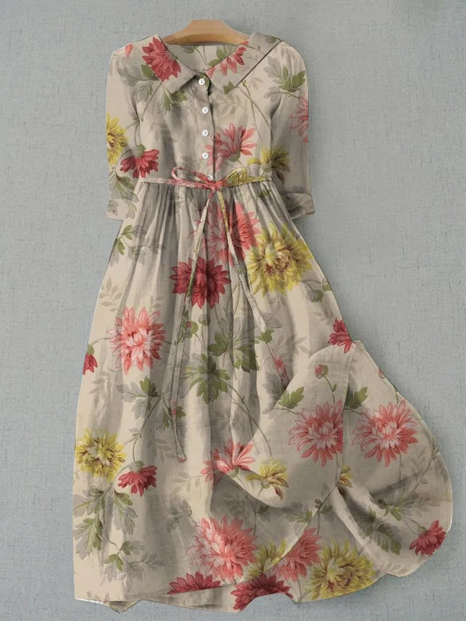 MARÍA - VESTIDO MIDI ESTAMPADO