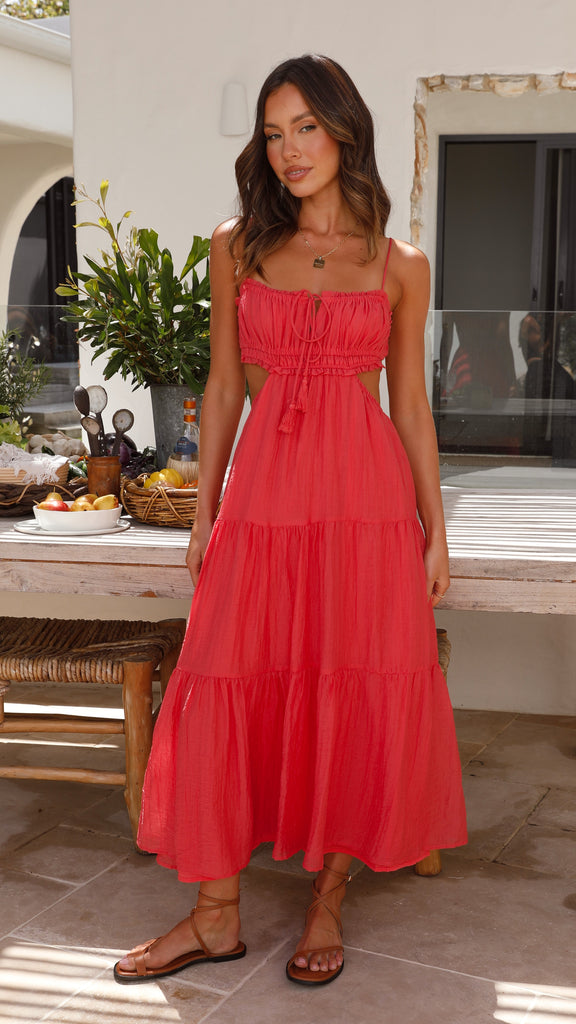 ADA - VESTIDO MIDI DE TIRANTES