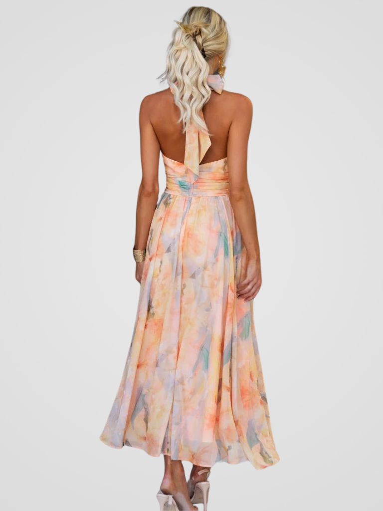 PILAR - VESTIDO LARGO ESTAMPADO