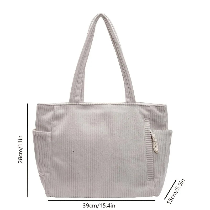 BOLSO TOTE ACANALADO