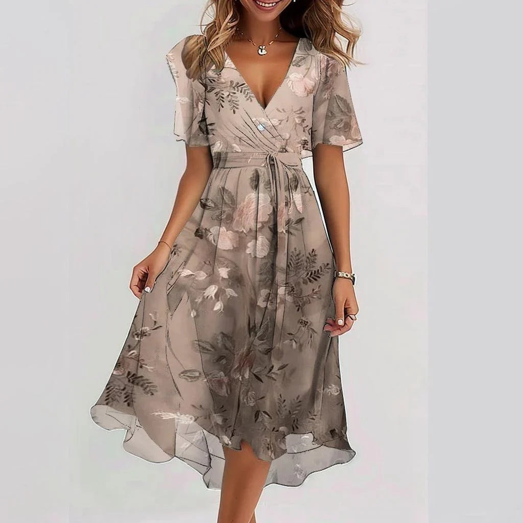 LINDA - VESTIDO MIDI ESTAMPADO