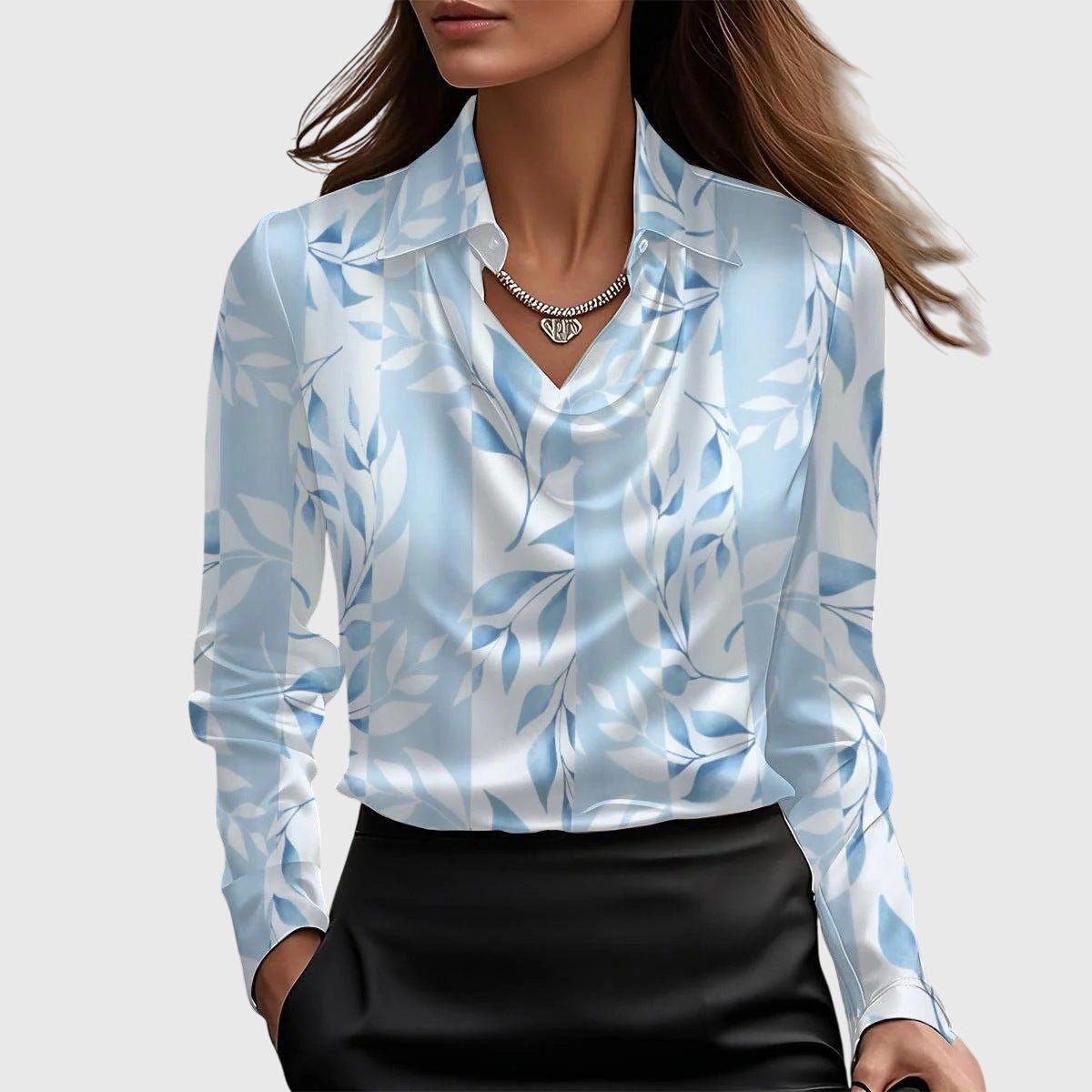 SILVIA - BLUSA DE SATÉN