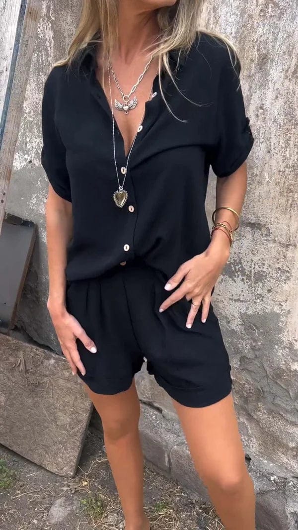 CELIA - CONJUNTO CORTO DE LINO