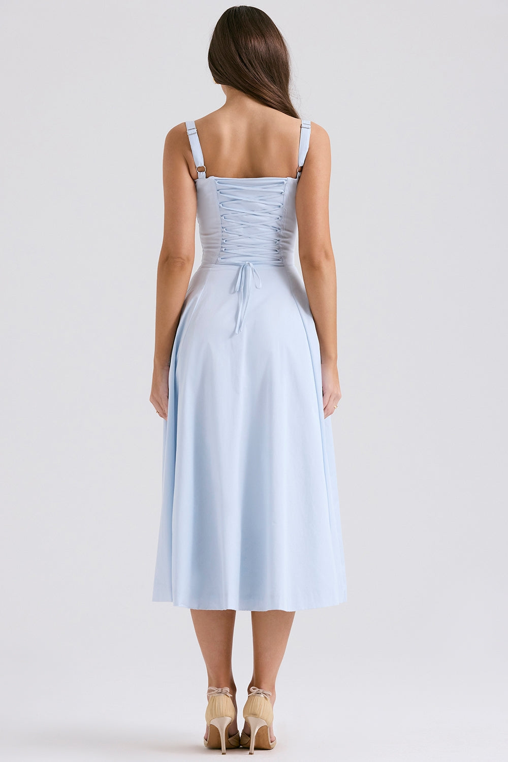 PARMA - VESTIDO MIDI CON CORSÉ