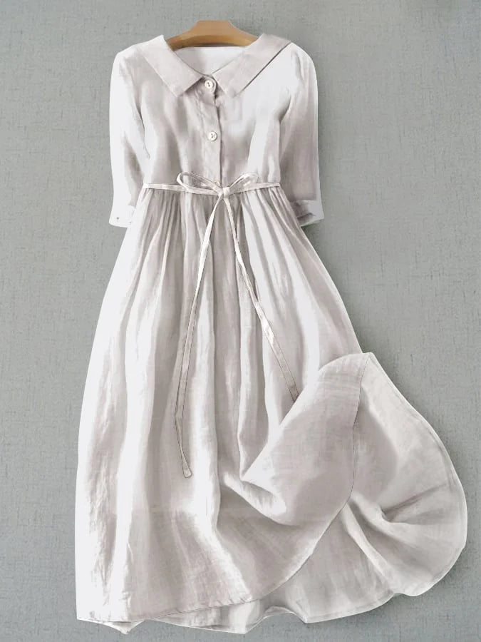 LUZ - VESTIDO MIDI FLUIDO