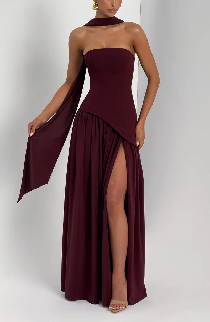 AYA - VESTIDO LARGO SIN MANGAS