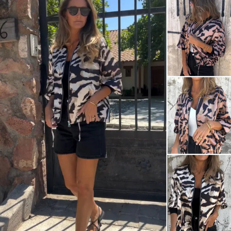 MARÍA - BOMBER ESTAMPADA