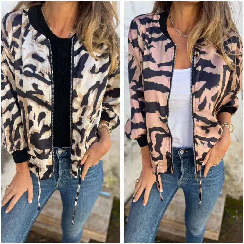 MARÍA - BOMBER ESTAMPADA