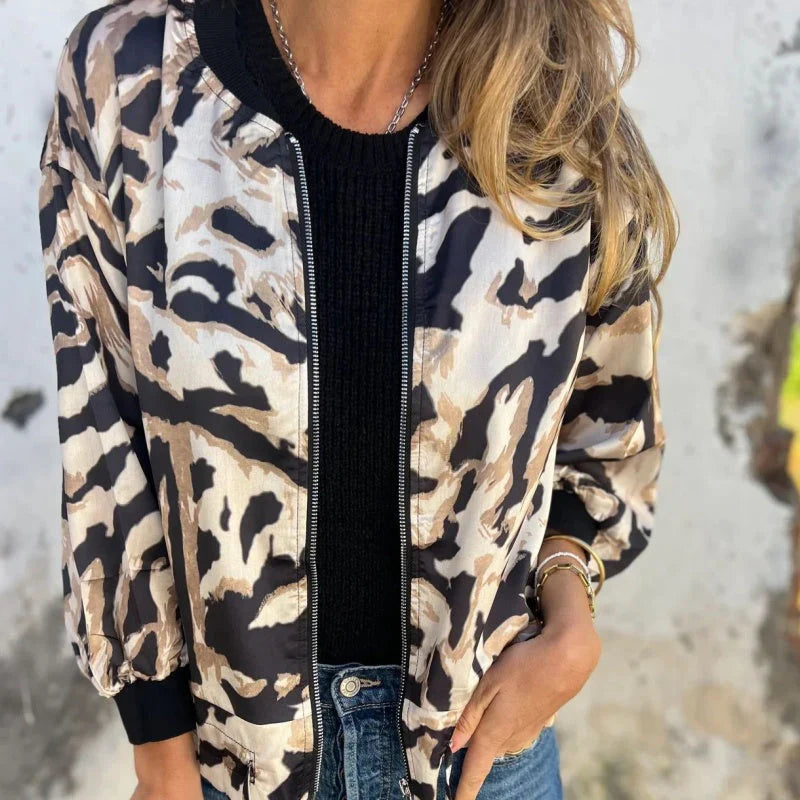 MARÍA - BOMBER ESTAMPADA