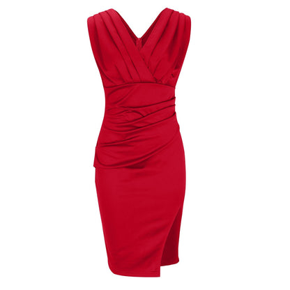 ANA - VESTIDO CON ESCOTE EN V