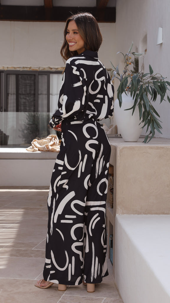 CORINNE - CONJUNTO DOS PIEZAS ESTAMPADO