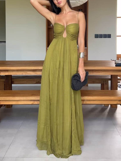 ELI - VESTIDO LARGO DE TIRANTES