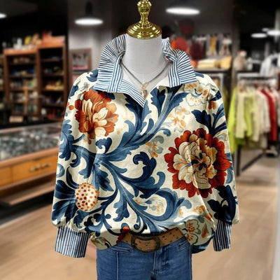 CAMISA CON ESTAMPADO FLORAL
