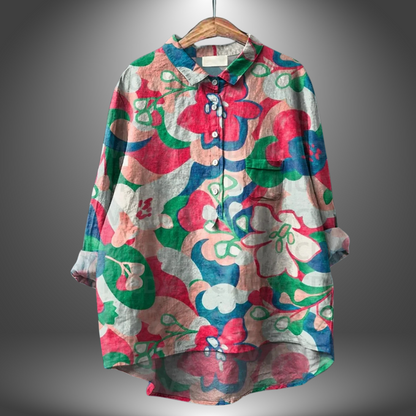 FLORA - BLUSA ESTAMPADA