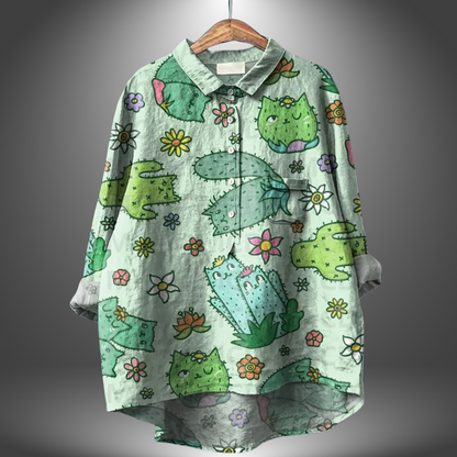 FLORA - BLUSA ESTAMPADA