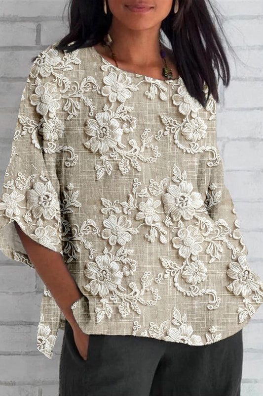 FLOR - BLUSA ESTAMPADA