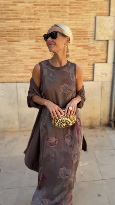 DALÍA - VESTIDO CON CHAL