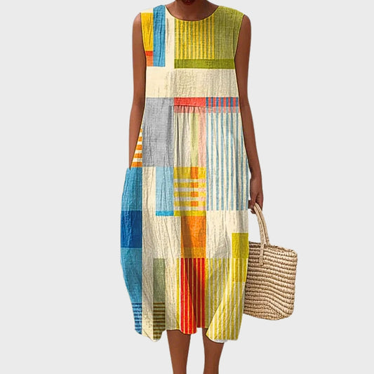 PILAR | VESTIDO MIDI ESTAMPADO