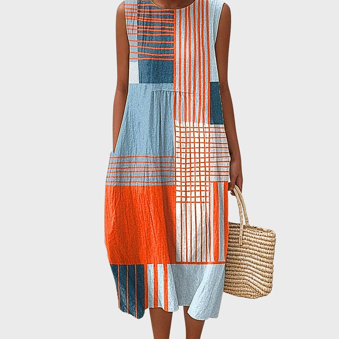 PILAR | VESTIDO MIDI ESTAMPADO