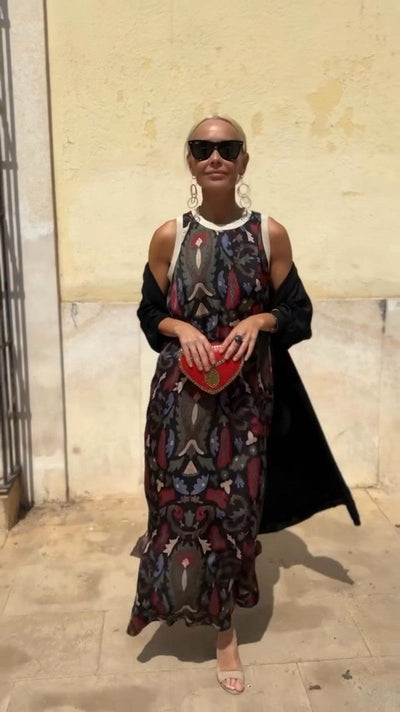 ETERNA - VESTIDO CON CHAL