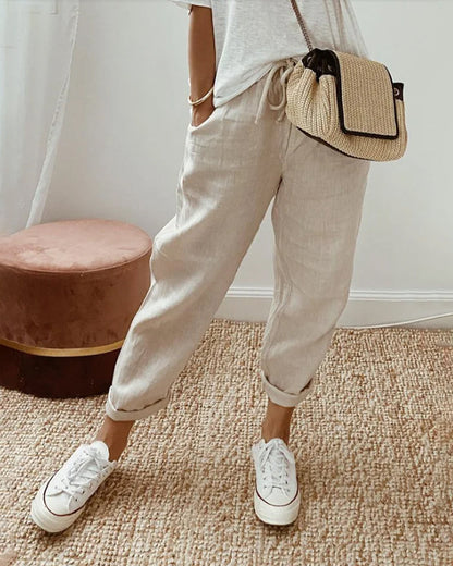 DUNA - PANTALÓN DE LINO