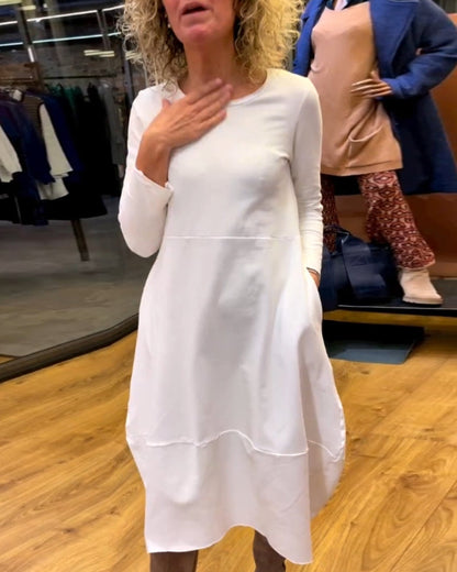 MACARENA - VESTIDO FLUIDO CON BOLSILLOS