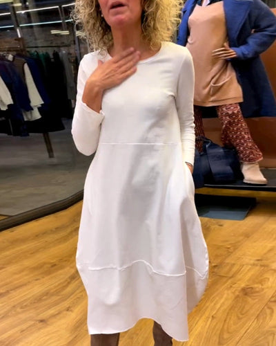 MACARENA - VESTIDO FLUIDO CON BOLSILLOS