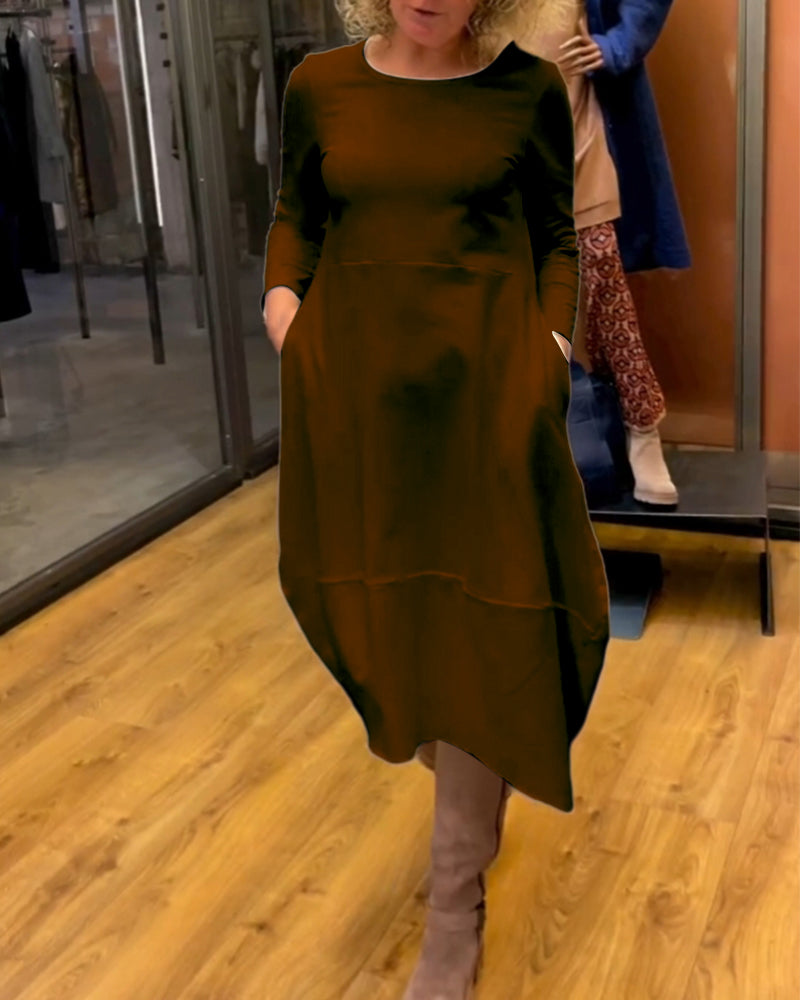 MACARENA - VESTIDO FLUIDO CON BOLSILLOS