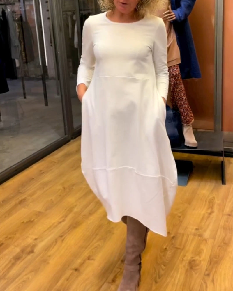 MACARENA - VESTIDO FLUIDO CON BOLSILLOS