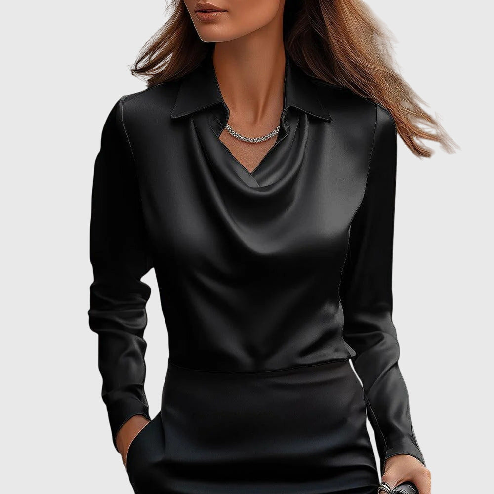 SILVIA - BLUSA DE SATÉN