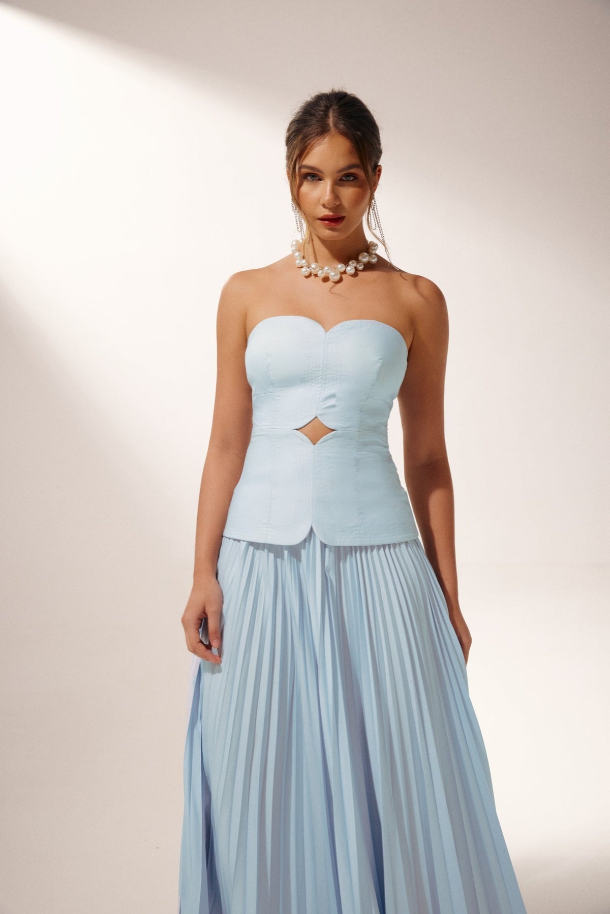 Skye - Conjunto de top y falda