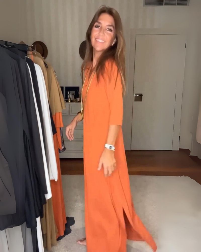 PAMELA - VESTIDO LARGO FLUIDO