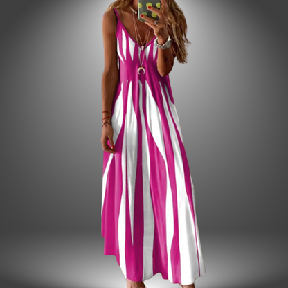 Ángela - Vestido largo estampado