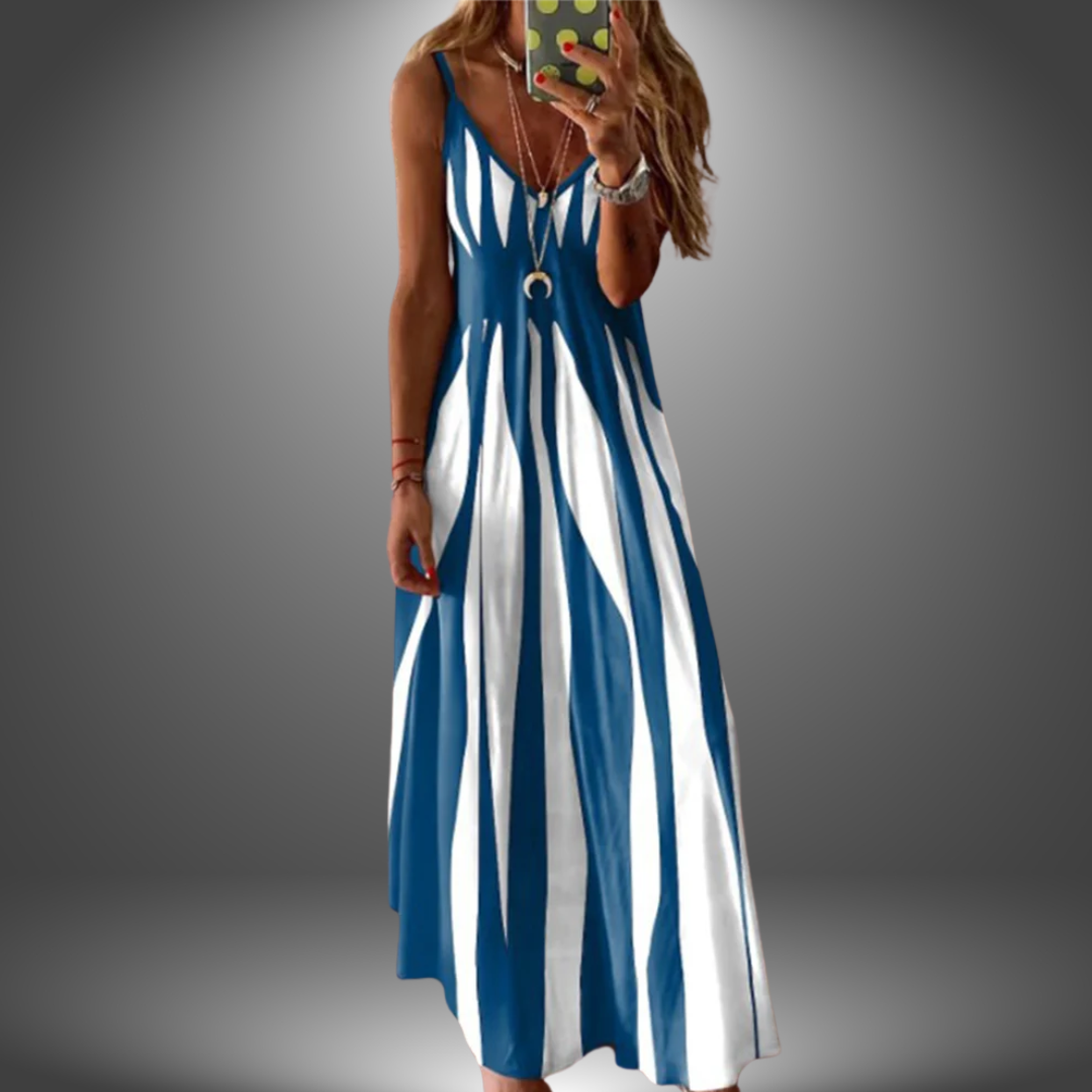 Ángela - Vestido largo estampado