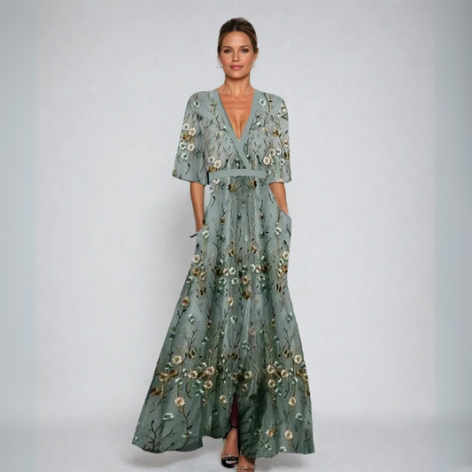 SOFÍA - VESTIDO LARGO ESTAMPADO