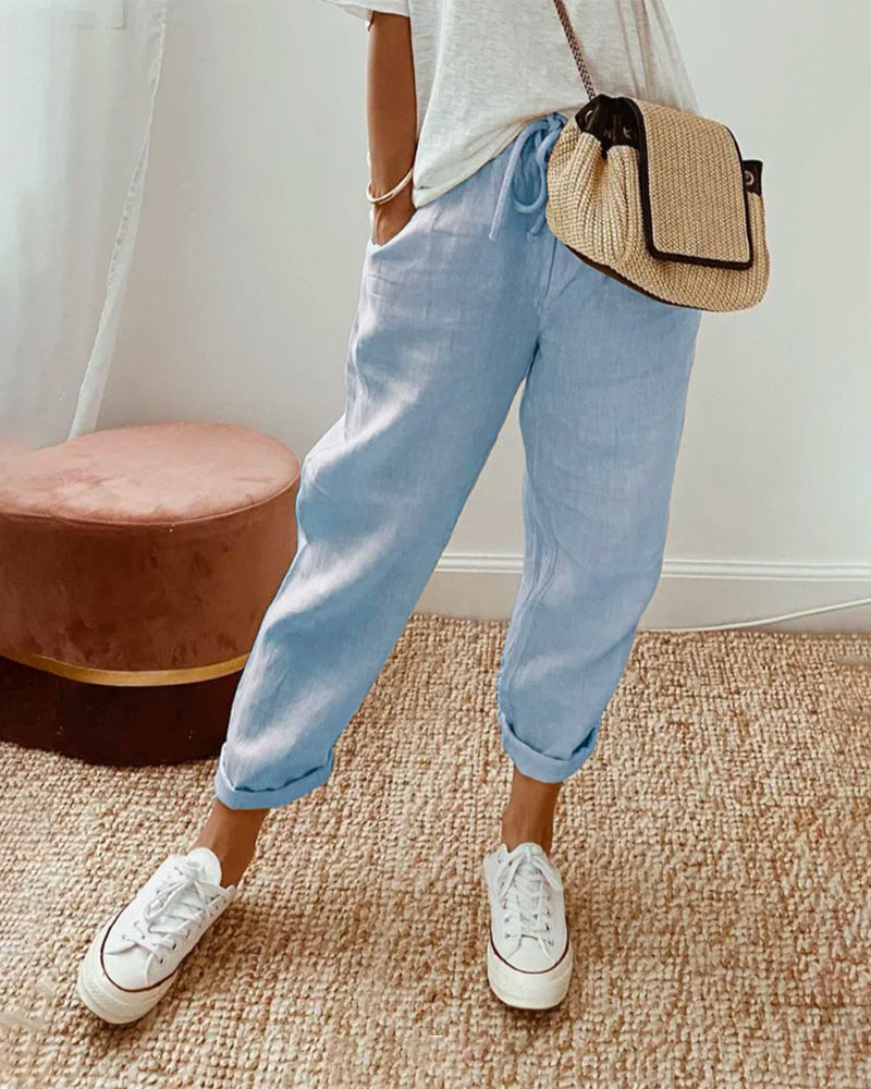 DUNA - PANTALÓN DE LINO