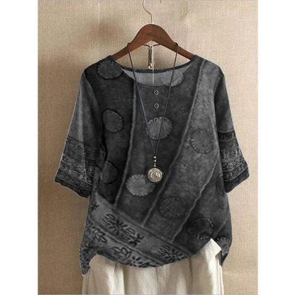 MALENA - BLUSA BOHEMIA ESTAMPADA