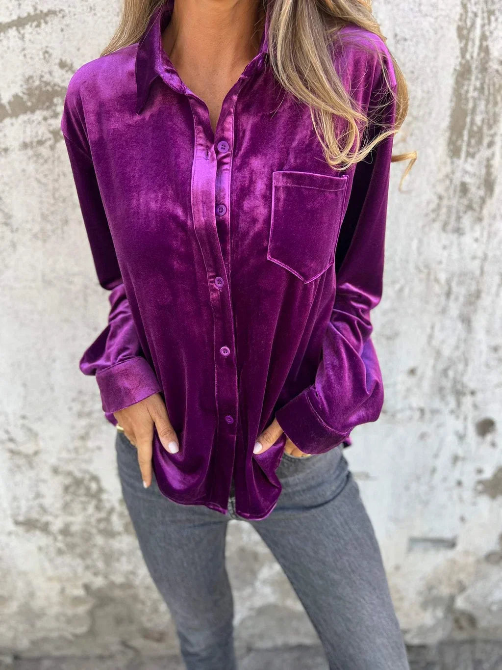 CAMISA DE TERCIOPELO