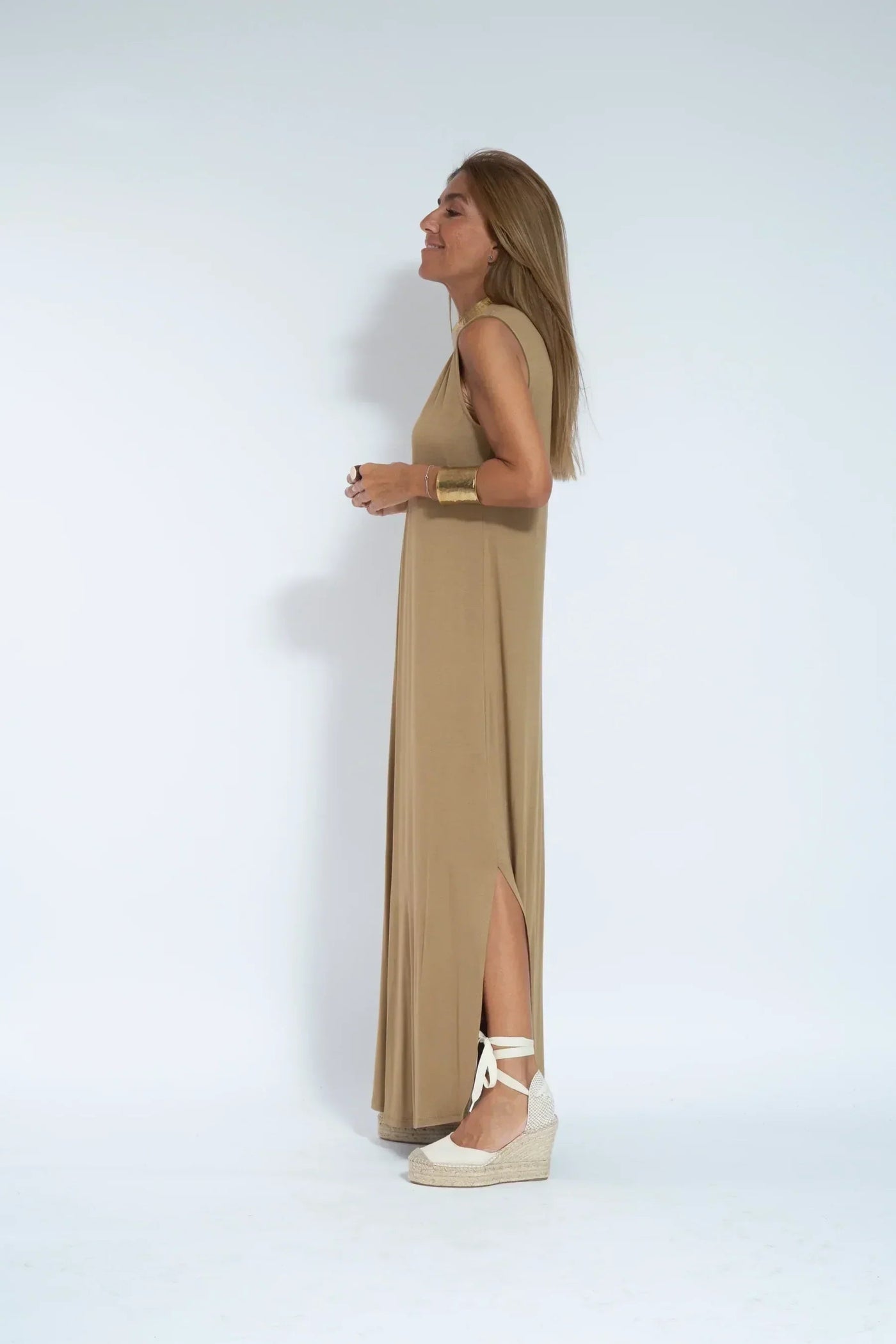 Aroa - Conjunto de vestido y chaleco