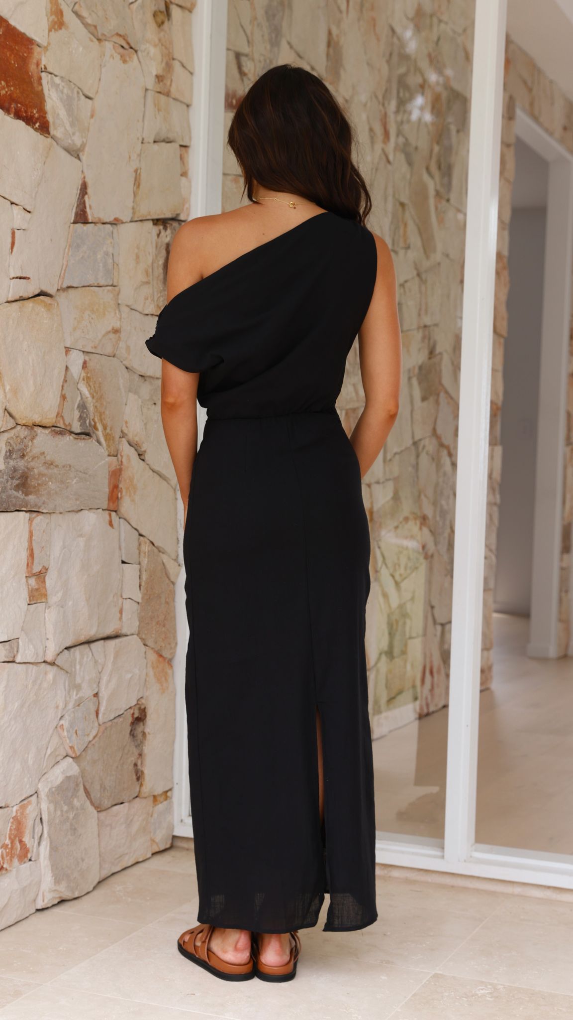 Dara - Vestido largo de lino