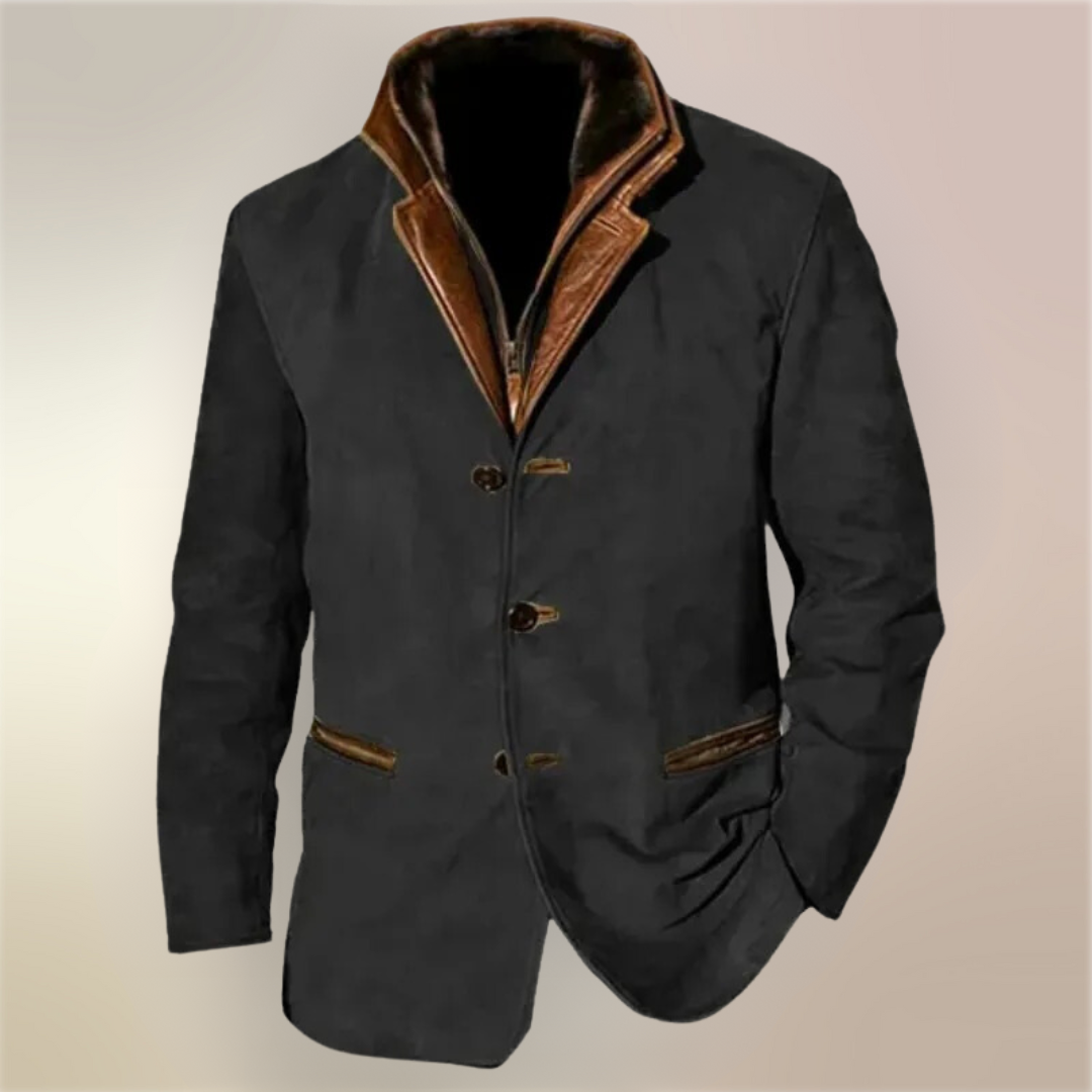 JUAN - ABRIGO VINTAGE FORRADO