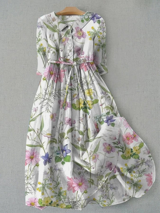 DALIA - VESTIDO MIDI ESTAMPADO